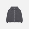 Grey Zip Hoodie "Steel Mark" HD288