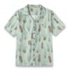 Pika Alpine Meadow Soft Mint Beach Shirt
