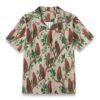 Uakari Red Face Jungle Pattern Aloha Shirt