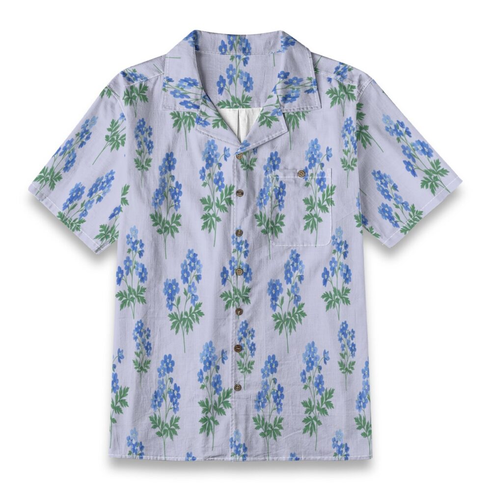 Jacobs Ladder Lavender Soft Floral Tropical Shirt