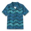 Marine Silk Waves Smooth Ocean Island Shirt