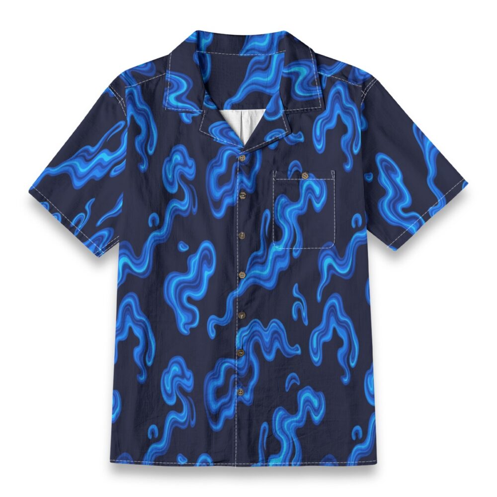 Deepwater Currents Dark Ocean Tropical Shirt